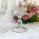 5 water glasses luminarc model lance, 1970 made in france
