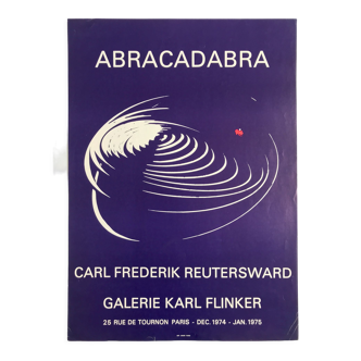 Original poster by Carl Fredrik Reutersward, Karl Flinker Gallery, 1975