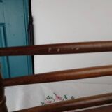 Large Antique Wooden Wall Hook with Shelf for Hats, 70 cm