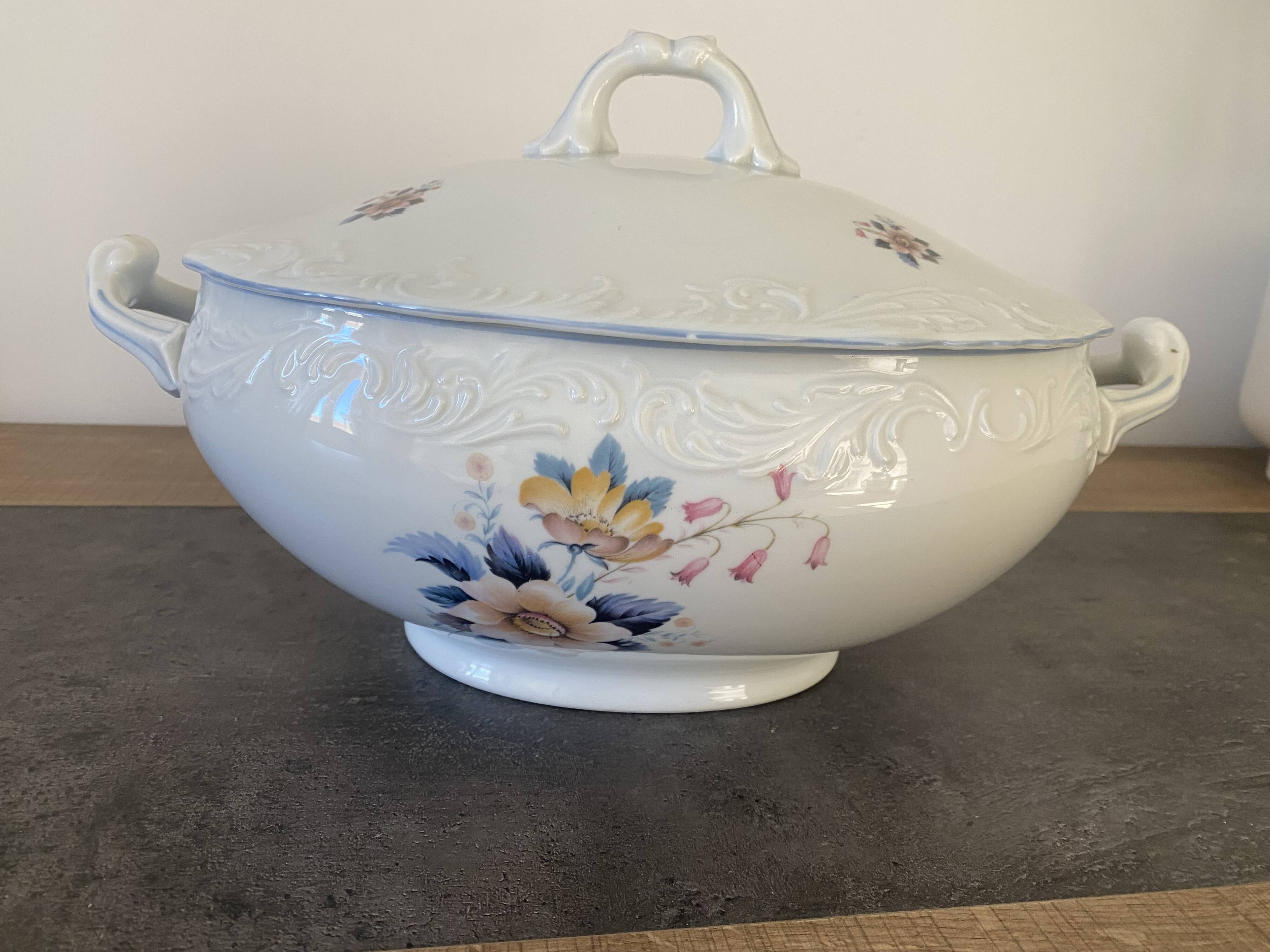 Unicorn porcelain soup tureen