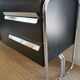 Vintage Bauhaus style metal sideboard from the 1970s