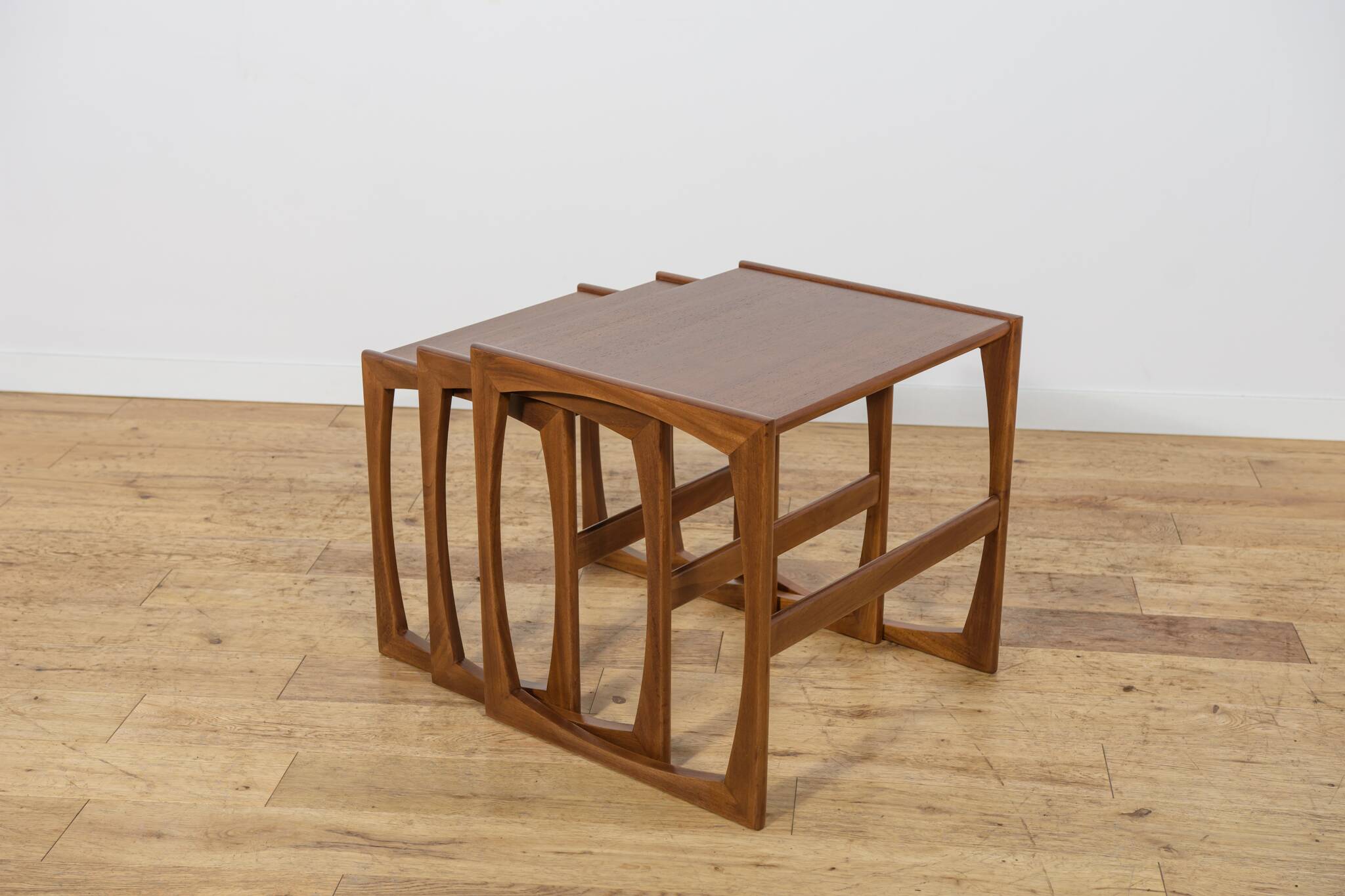 Mid-Century Modern Teak Nesting Tables Designed by R. Bennett for G-Plan, United Kingdom, 1960s