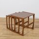 Mid-Century Modern Teak Nesting Tables Designed by R. Bennett for G-Plan, United Kingdom, 1960s