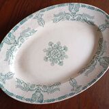 Oval ironstone dish "Compiègne" K&G Lunéville