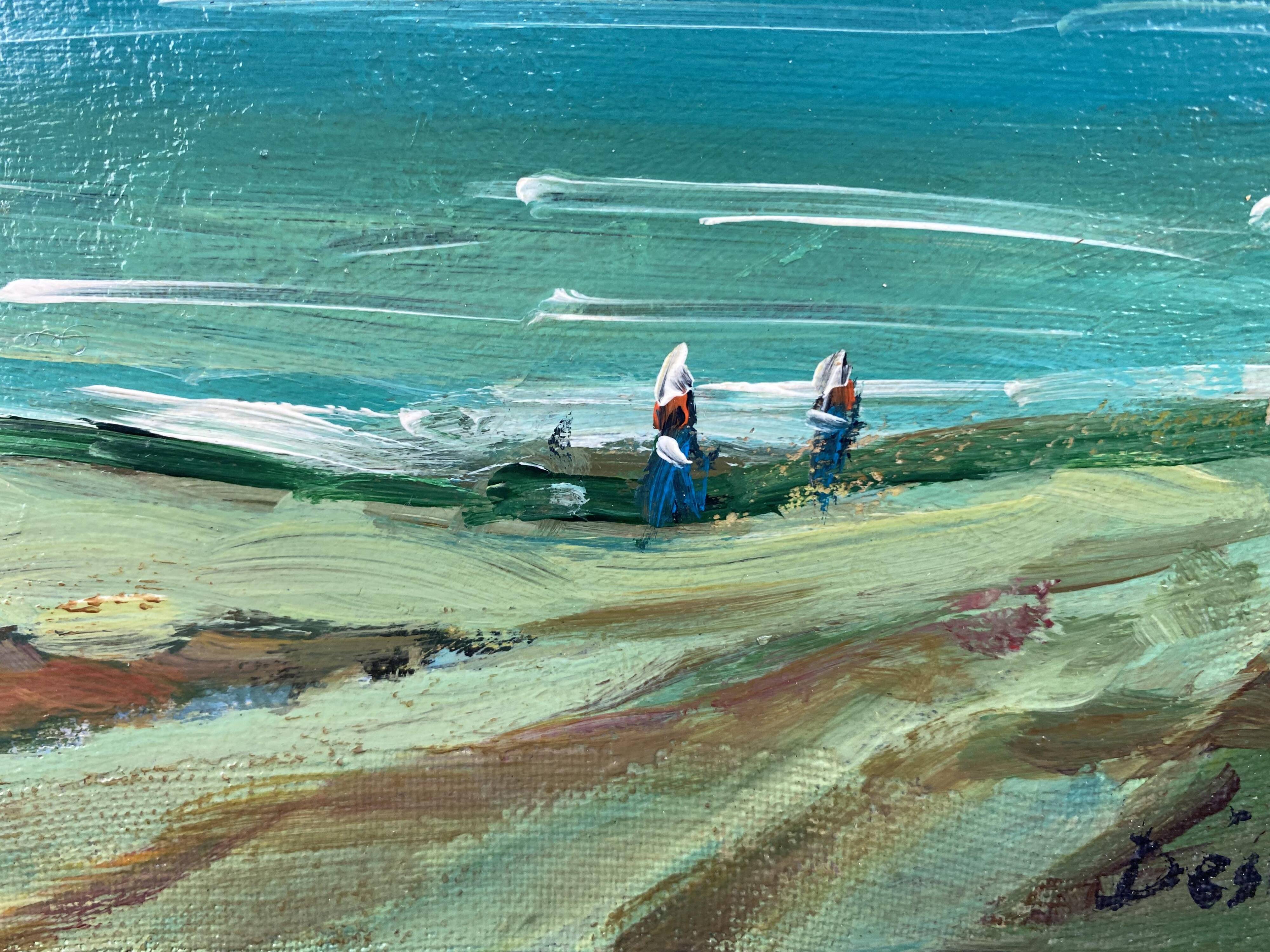 Marine painting Désiré-Lucas early twentieth oil on canvas