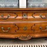 Louis XV low chest of drawers with three drawers