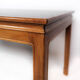 Coffee table in light mahogany of Danish design from the 1960s