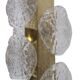 Pair of Murano glass and brass table lamps, Italy
