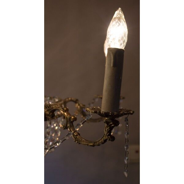 Lustre with glass tassels