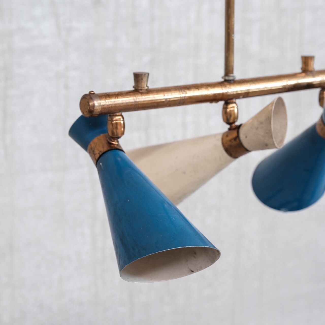 Brass Mid-Century Italian Chandelier Pendant