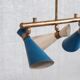 Brass Mid-Century Italian Chandelier Pendant