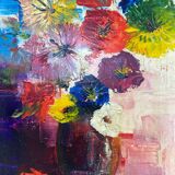 Bouquet painting