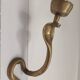 Bronze cobra candle holder wall sconce