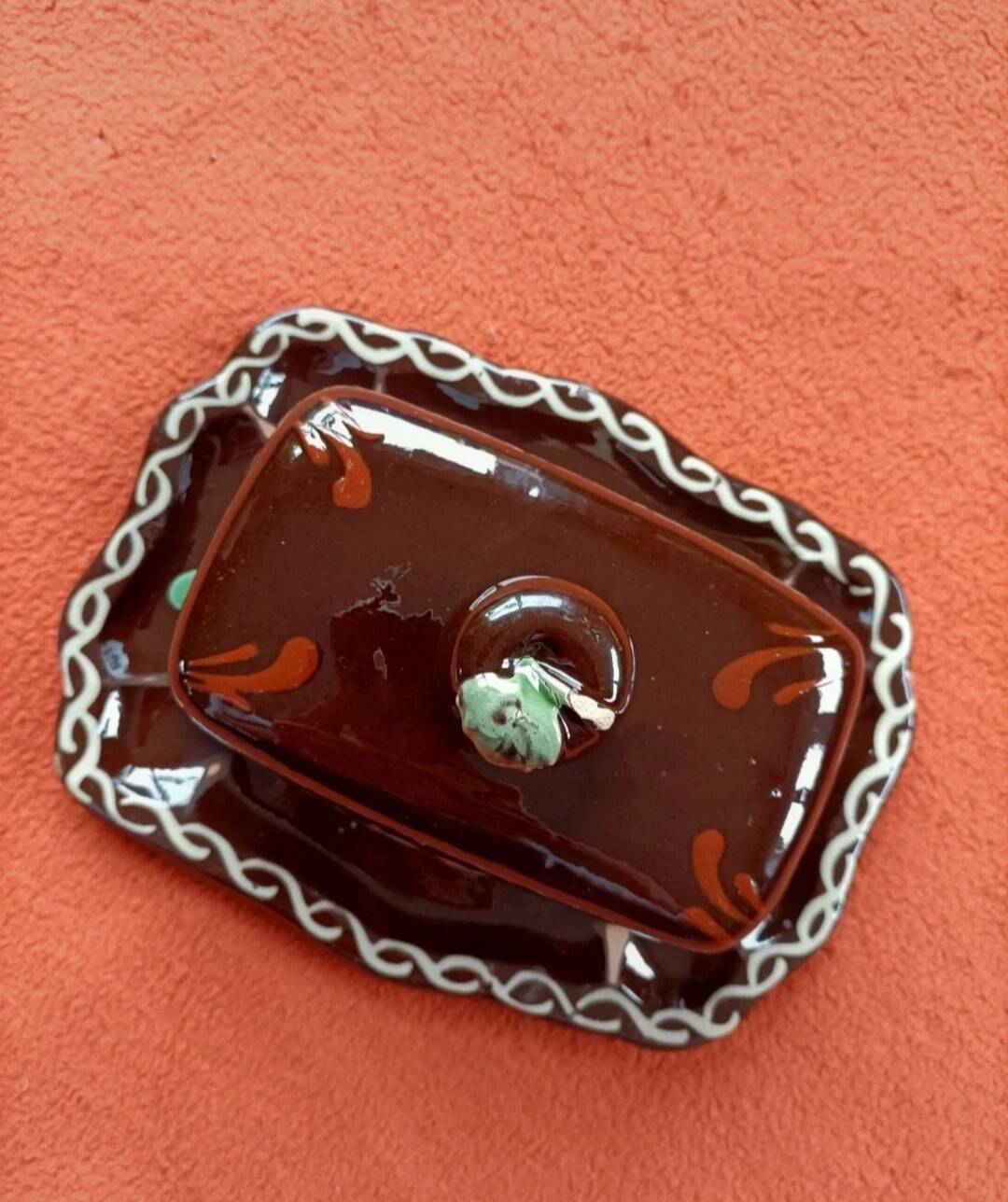 Retro ceramic sugar bowl 💐