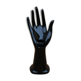 Black ceramic baguier hand