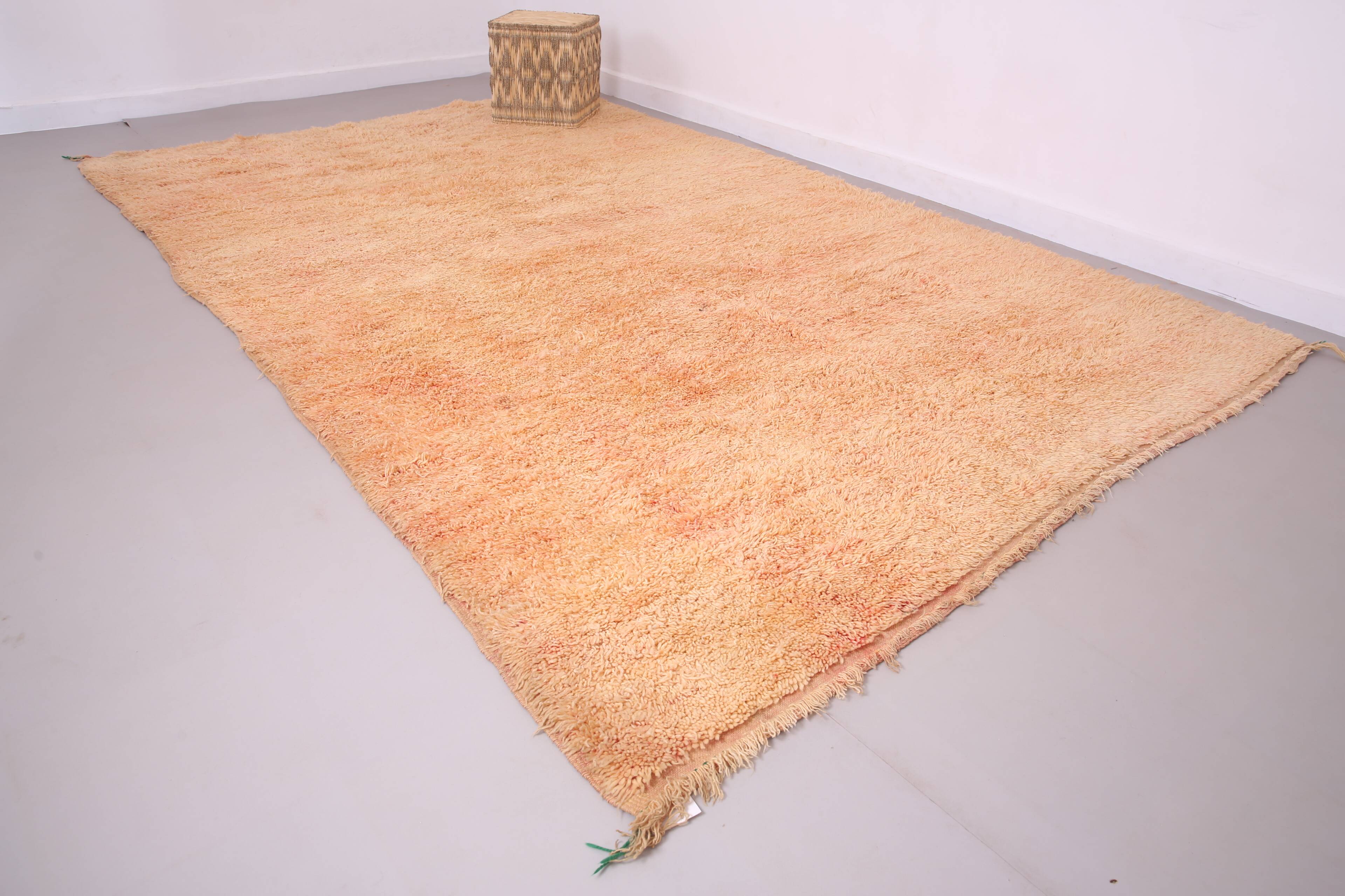 Vintage Moroccan Rug 215 x 336 cm - Handmade Moroccan Rug - Old Berber Rug