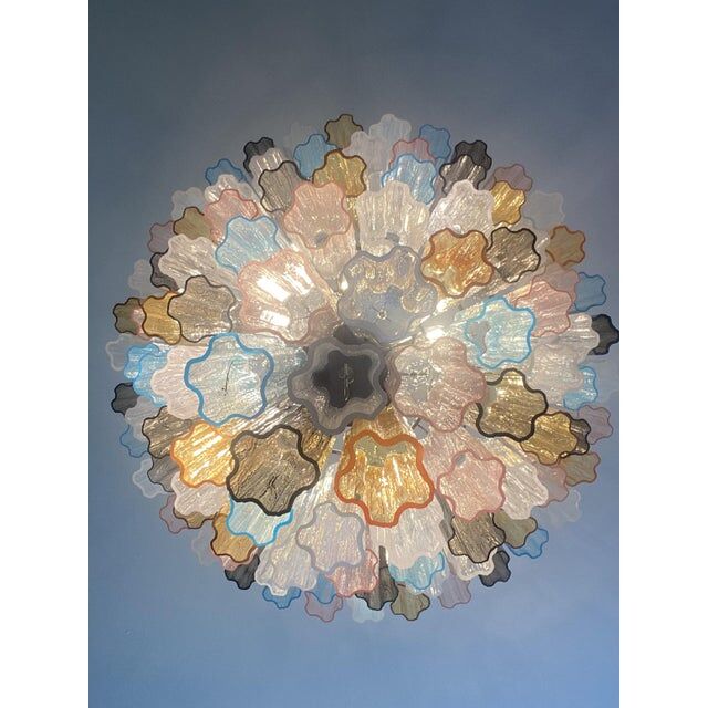 Contemporary murano glass chandelier
