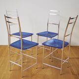 Italian Chairs by Ycami, 1980s, Set of 4