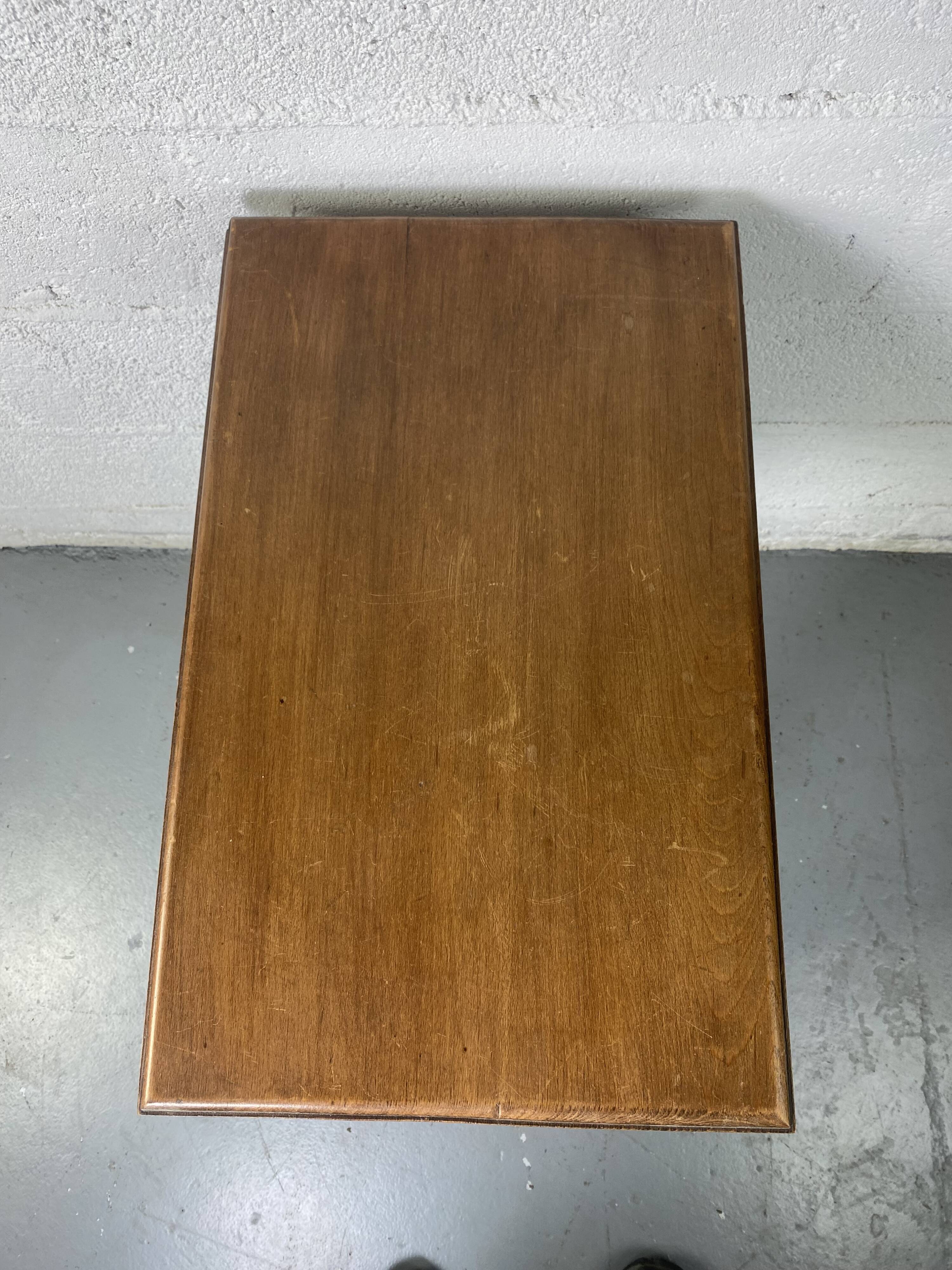 Mid-height wooden side table