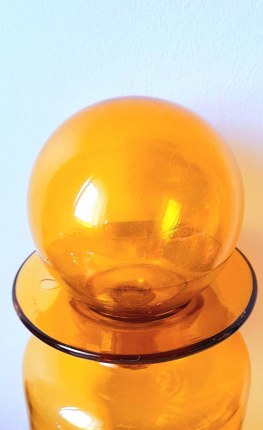 Flacon apothicaires en verre soufflé Empoli