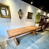 Monastery style farmhouse table