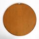 Huge 1970s maritime round pine wood wall mirror from Denmark | ∅ 89cm