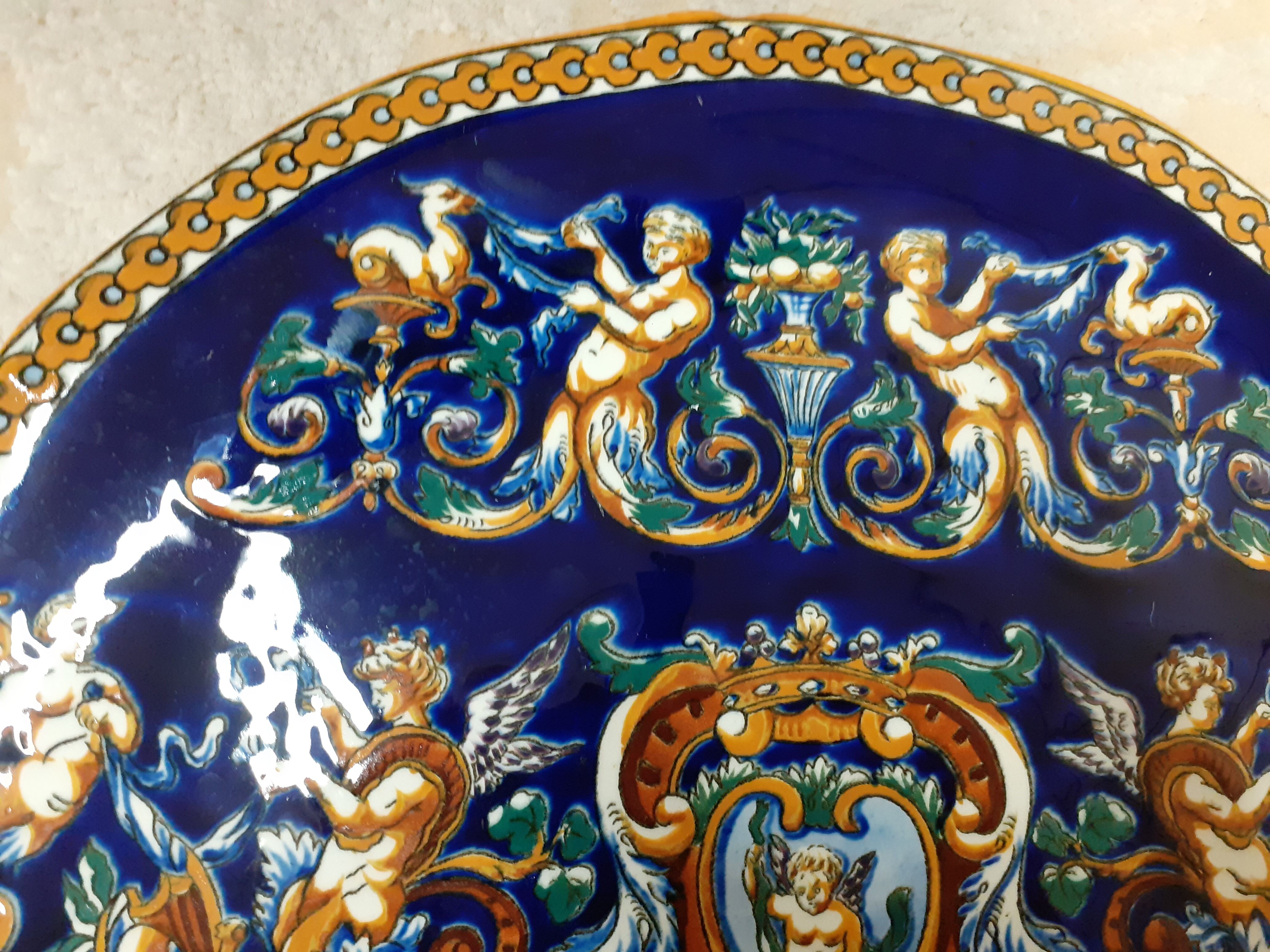Renaissance gien pie dish