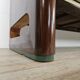 Art Decò Sideboard in Mahogany and Maple with Black Glass and Brass Finishi