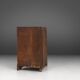 Meuble d'angle antique français avec façade en bois, ca. 1850