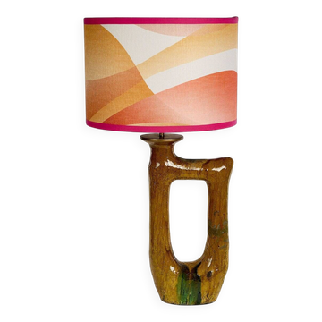 Lampe en tamegroute ocre