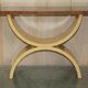 Console grande en noyer, satinwood et chêne par Andrew Varah