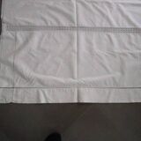 Drap ancien brodé, monogrammé:310x225cm