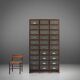 Industrial Filing Cabinet in Wood, Belgium 1920s