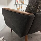 Pair of club armchairs