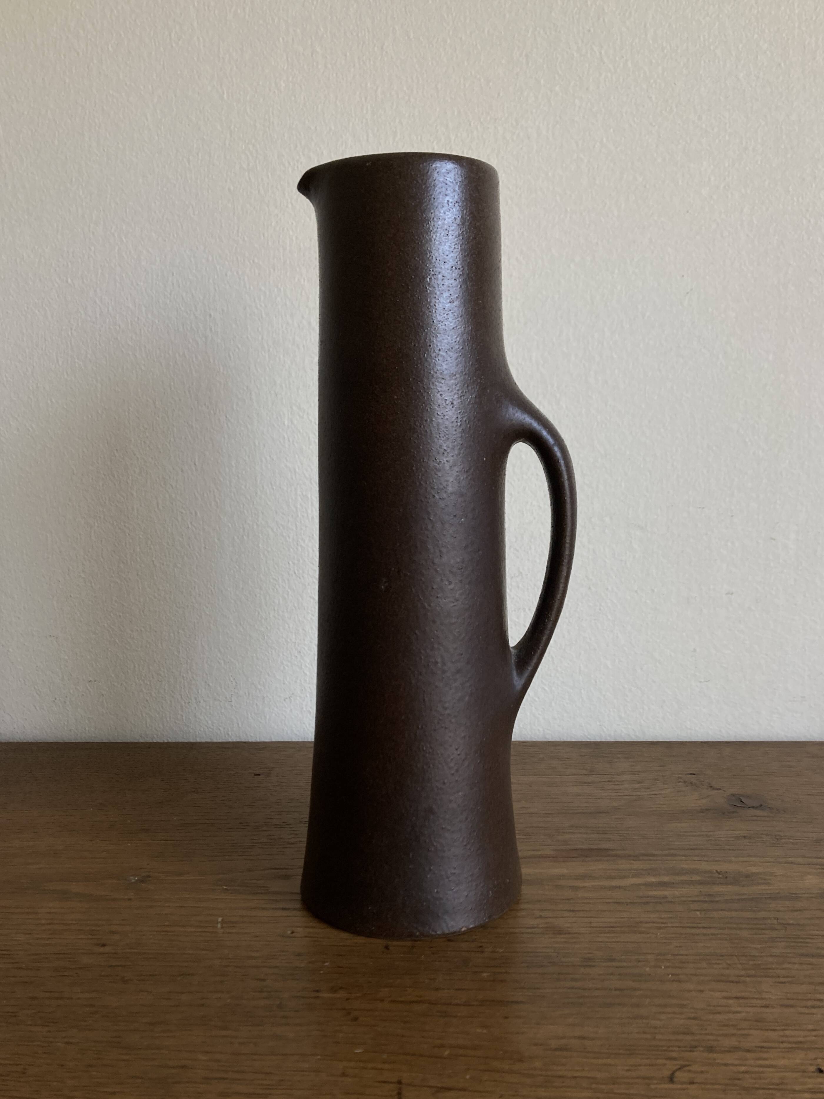 Céramique mid century en terre vernissée 1970