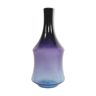 Purple blue shaded glass vase, Veart Venezia