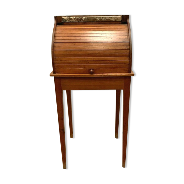 Chevet a rideau de style Louis XVI merisier XIX siècle Table Console