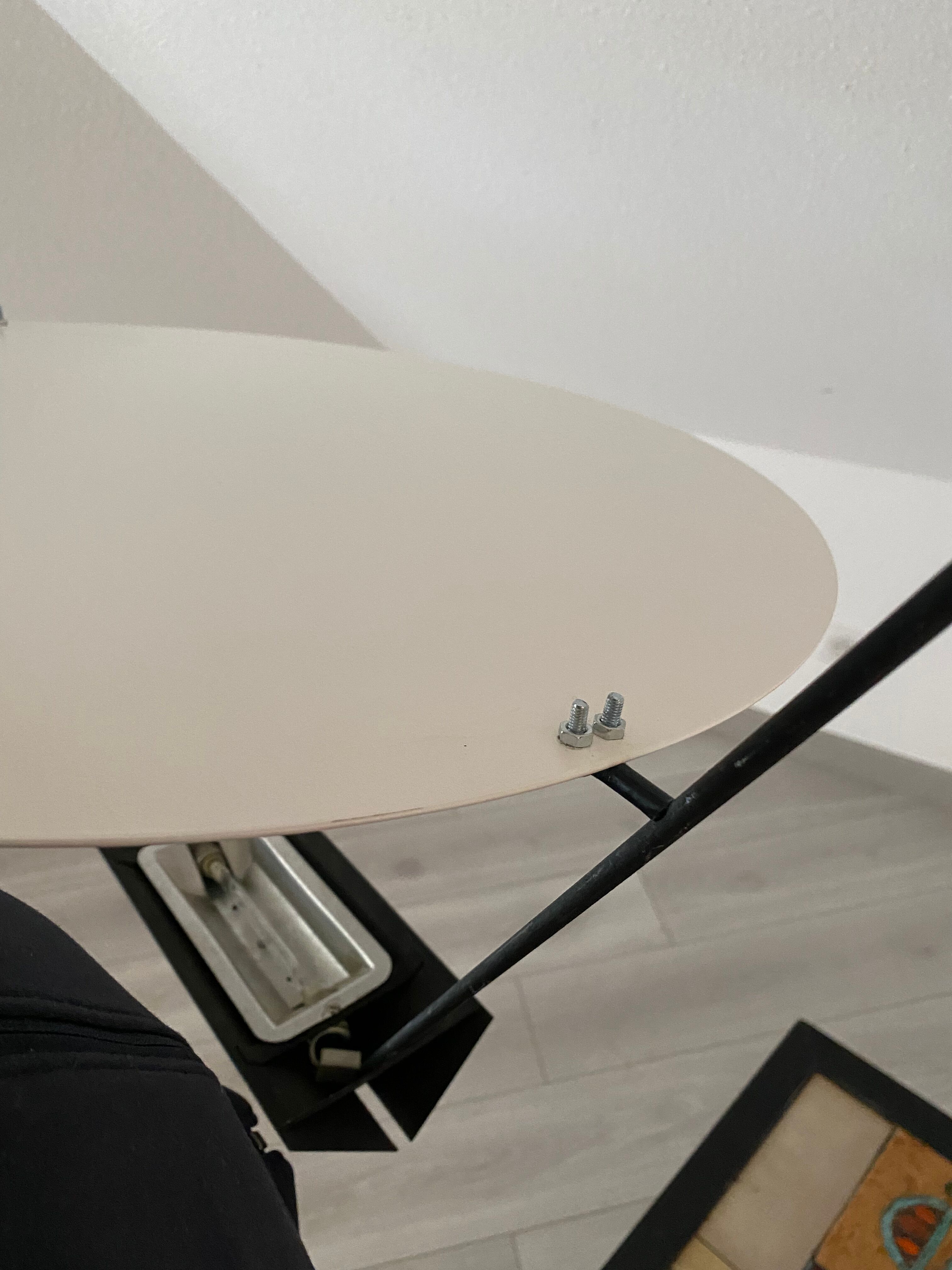 Lamp Italian design inverted triangle Mario Botta year 80