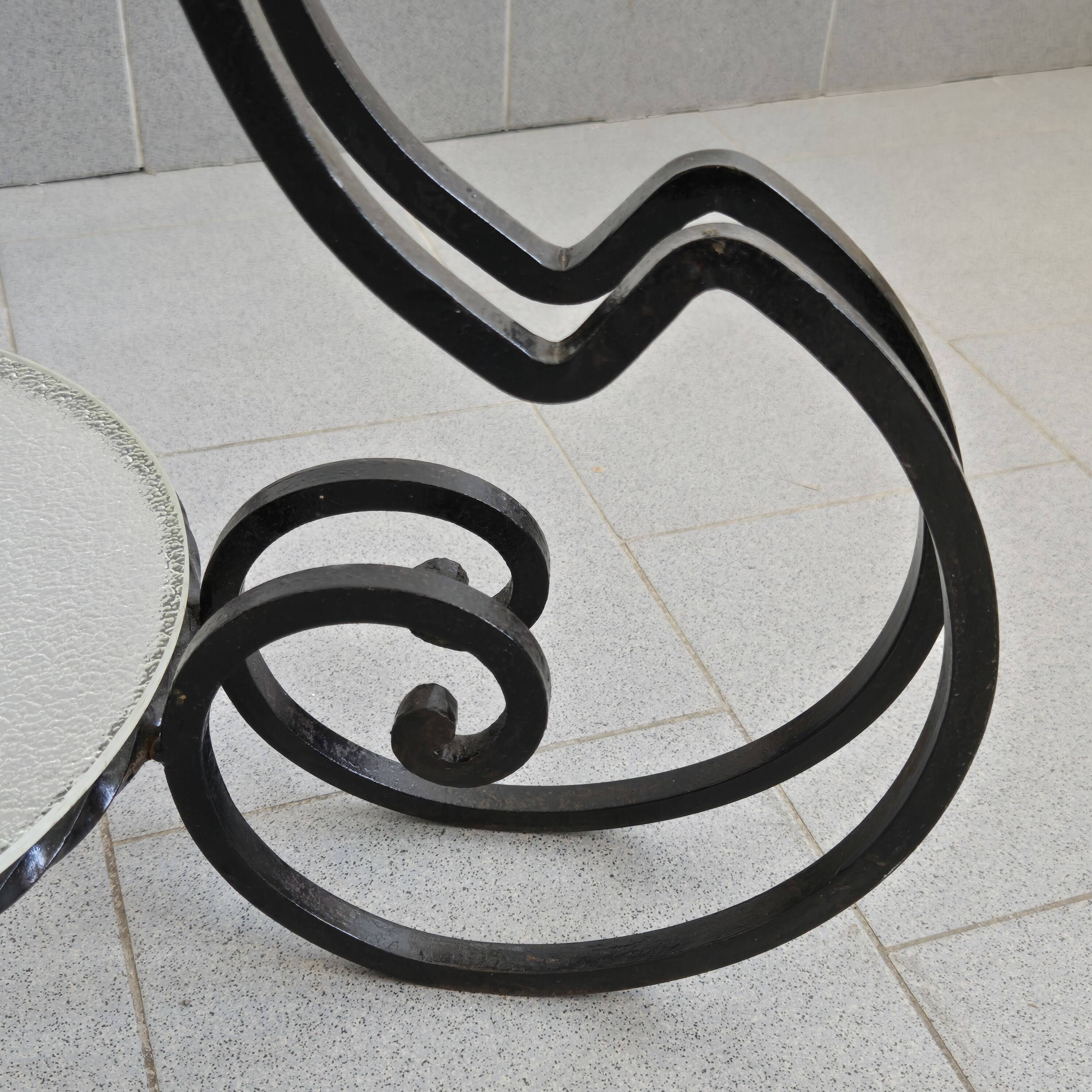 Vintage 1950s pedestal side table