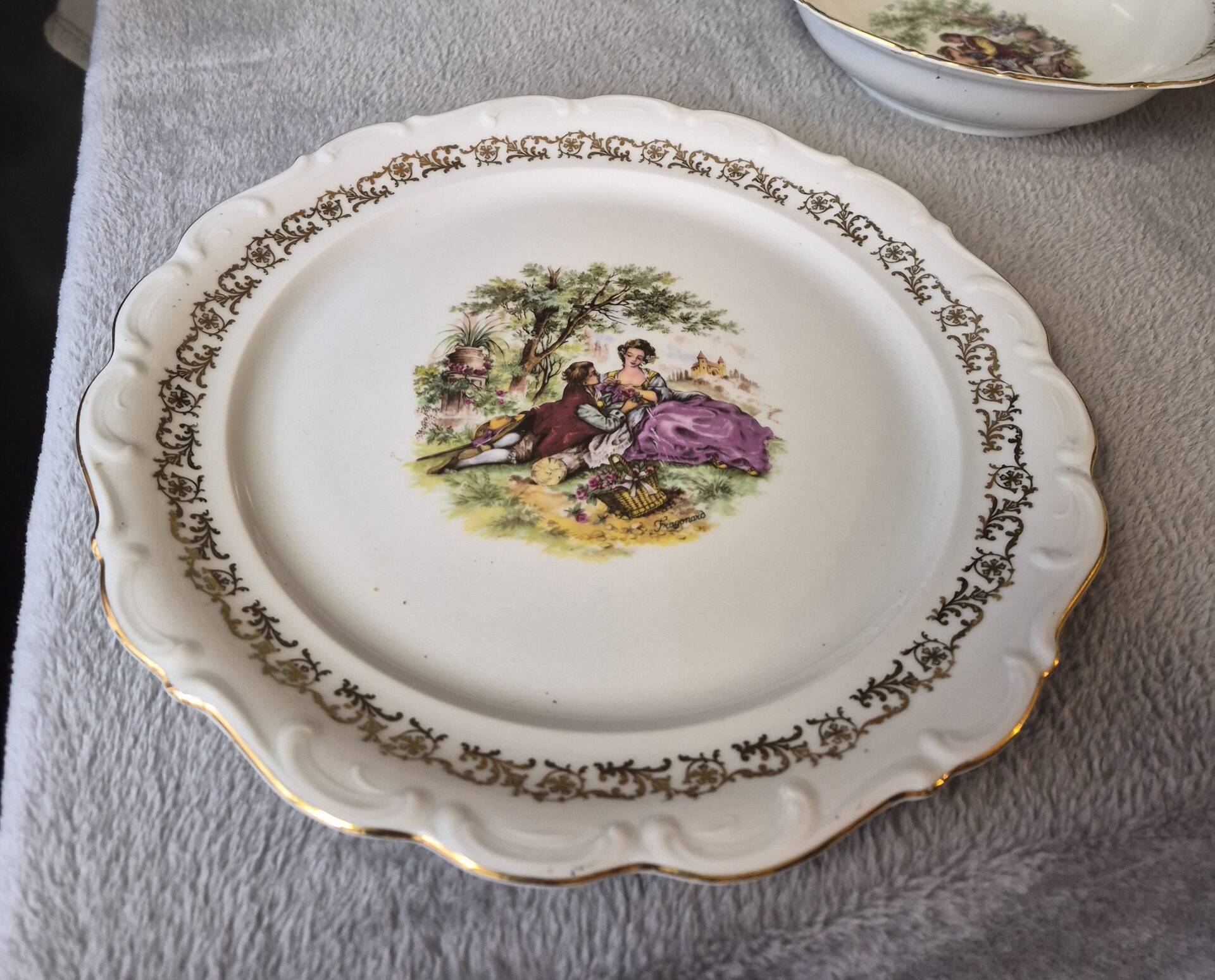 Service de vaisselle Fragonard porcelaine de Bavière Années 50/60