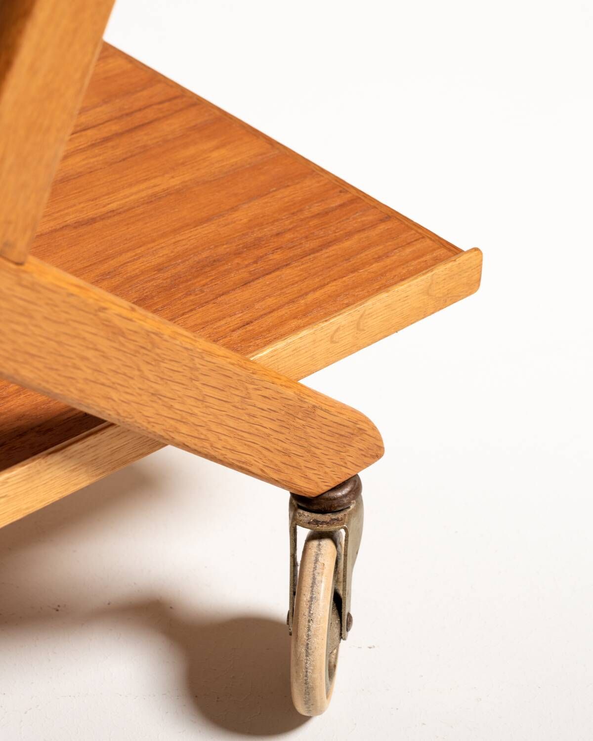 Folding Teak and Oak Trolley, Nybrofabriken