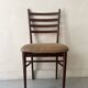 Wire wood chair in the style of Gio Ponti, Italy 1970.