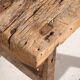 Antique solid wood stools (circa 1900). Set of 2 pieces no. 2.