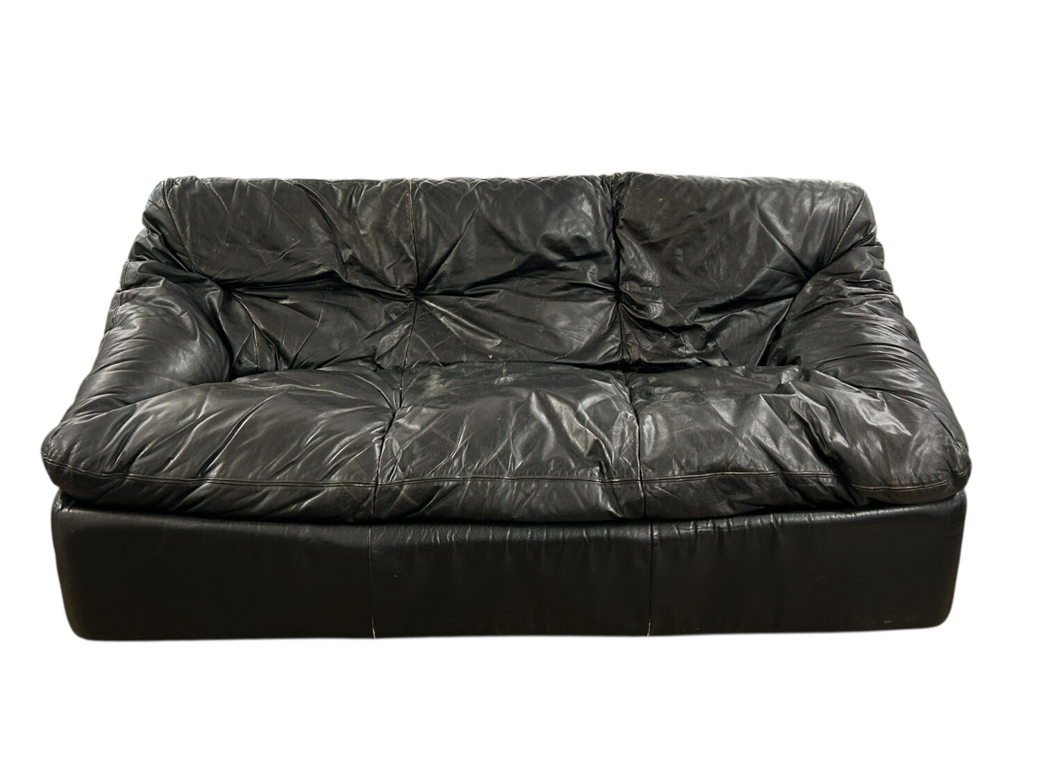 Cinna leather sofa 1970
