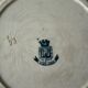 Shallow round plate, Gien ironstone.