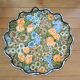 Selette / vintage plant holders tripod floral pattern