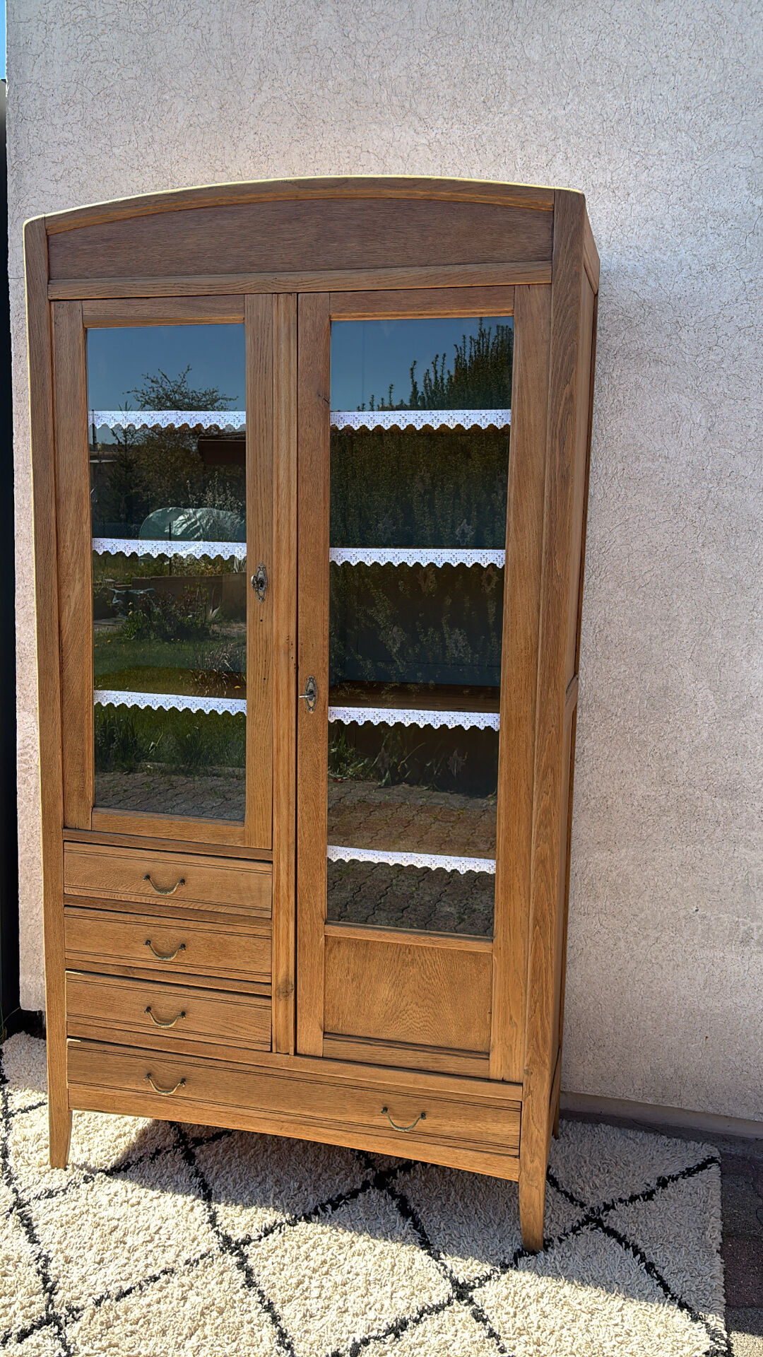 Vitrine en chêne