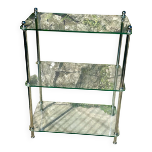 Grande étagère en verre