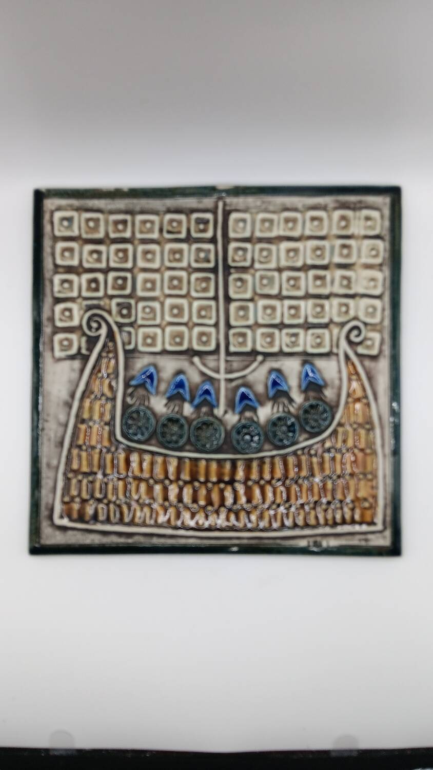 Lisa Larsson, "Skepp" from the Unik series, glazed stoneware, Gustavsberg