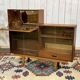 1970s teak English bar
